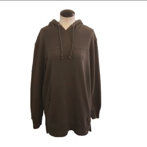 Mens Among equals army green hoodie size Medium